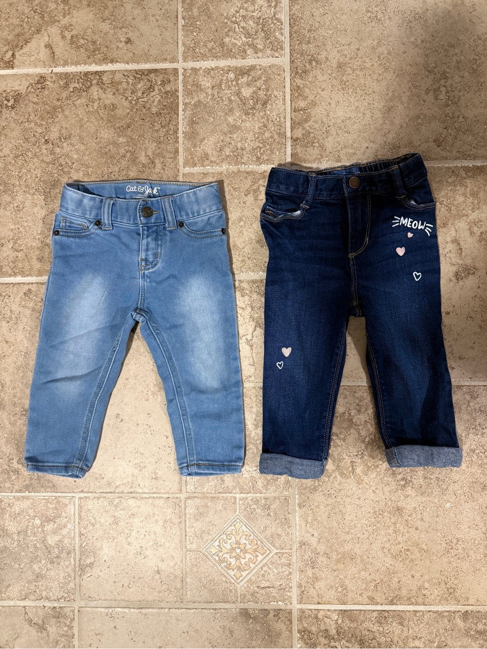 Bundle Cat & Jack Light Blue & old navy Blue Denim Jeans